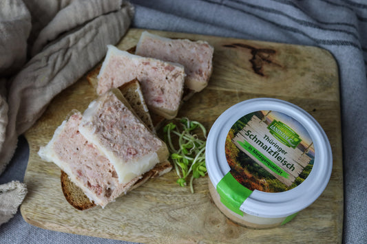 Schmalzfleisch im Glas