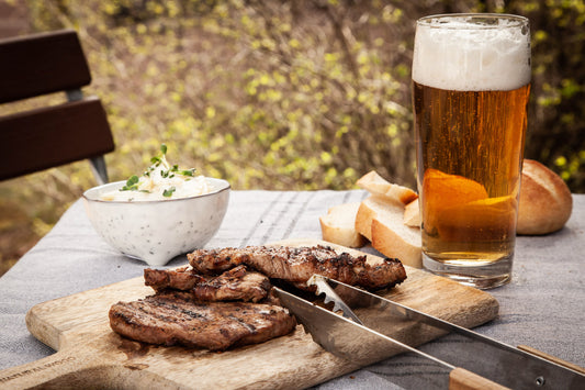 Thüringer Rostbrätel in Schwarzbiermarinade