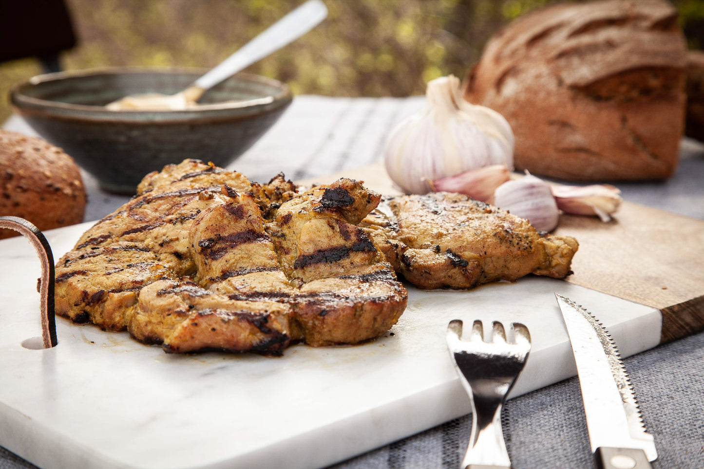 Thüringer Rostbrätel in Knoblauchmarinade
