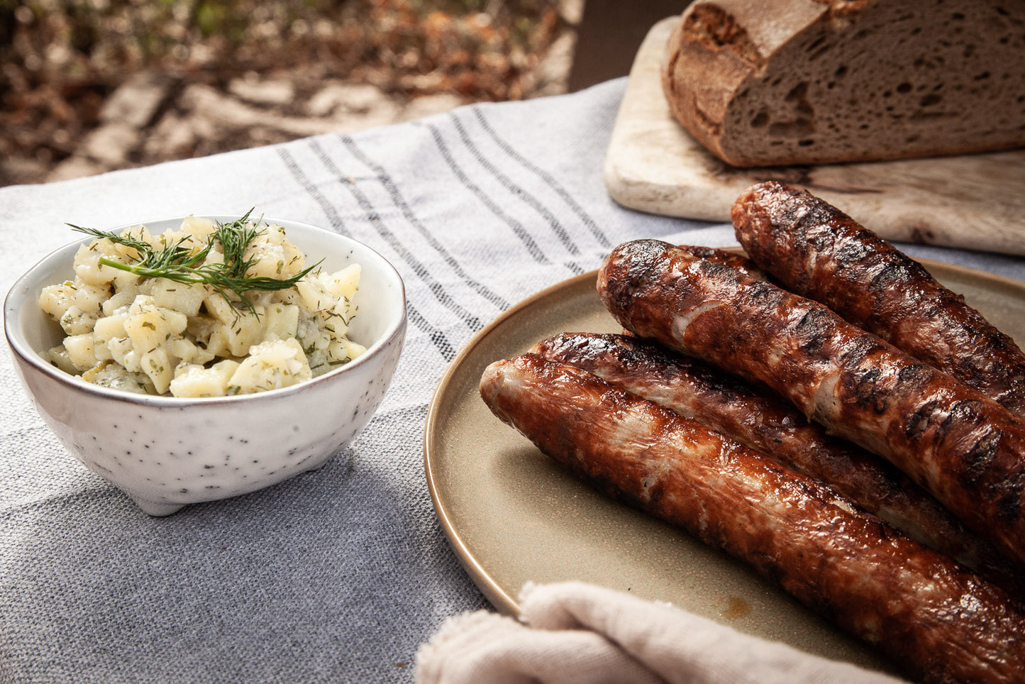 Thüringer Rostbratwurst mit Kümmel