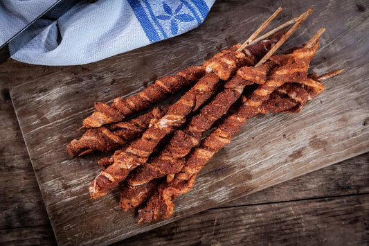 Grillfackeln in Paprikagewürz