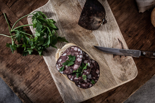 Blutwurst in der Krause